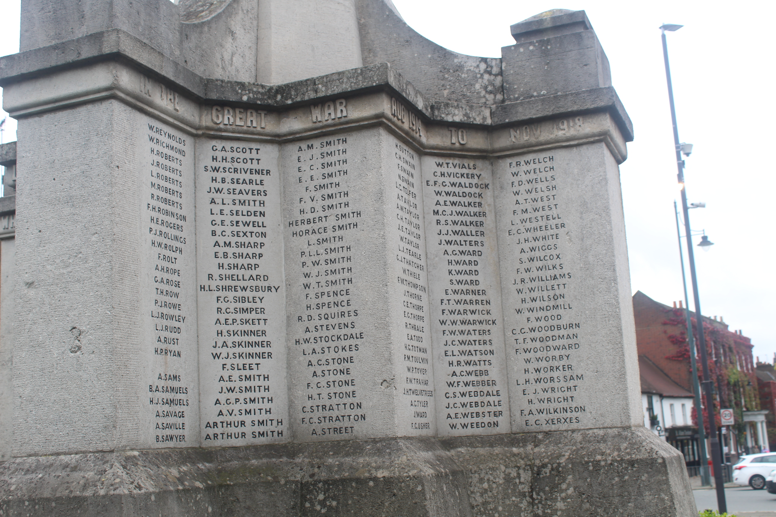 St Albans War Memorials Online
